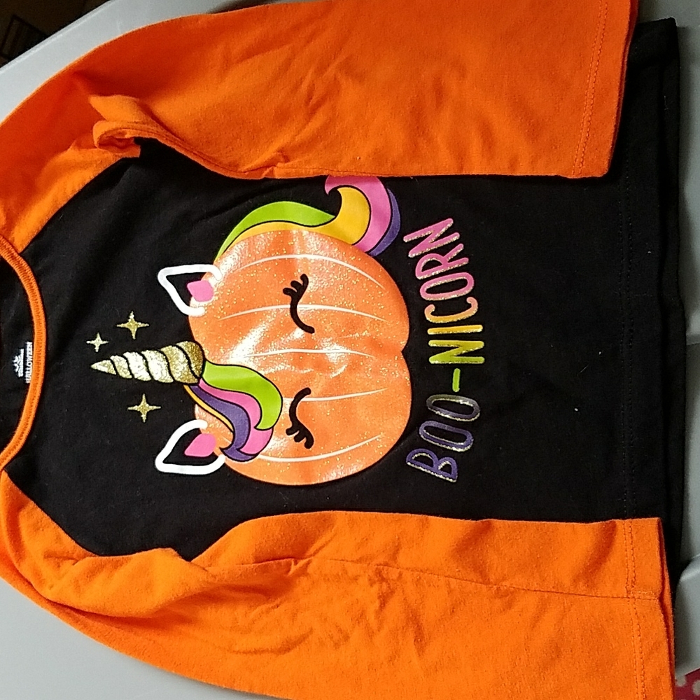 boo-nicorn Halloween shirt 3T